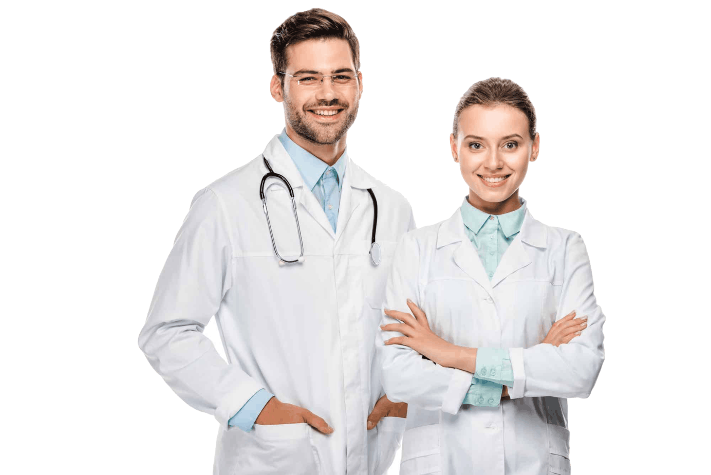 Two healthcare professionals placed by Global Workforce Partners
